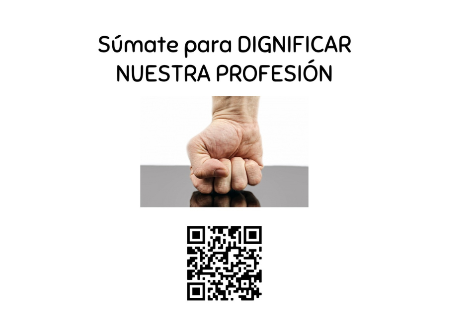 Sumate para DIGNIFICAR NUESTRA PROFESION