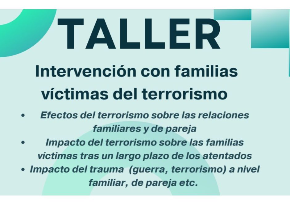 Taller Intervención con Víctimas del Terrorismo