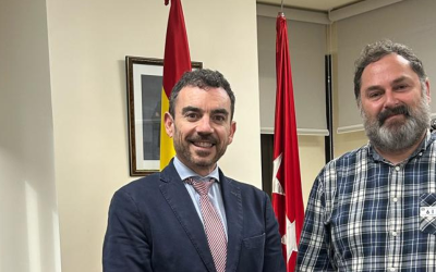 Reunión con D. Óscar Álvarez López, Director General de Atención al Mayor y a la Dependencia de la Comunidad de Madrid