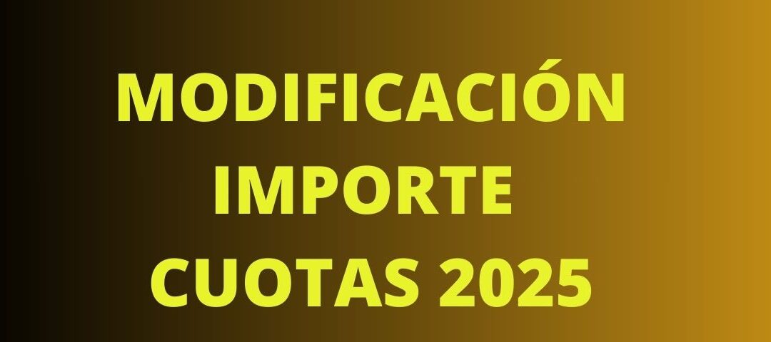 IMPORTE CUOTAS 2025