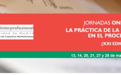 JORNADA LA PRÁCTICA DE LA PRUEBA PERICIAL EN EL PROCESO CIVIL
