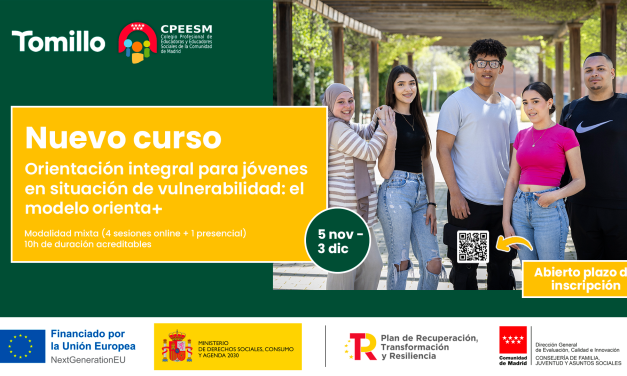 ORIENTA+ CURSO Acompañamiento y  orientación integral con adolescentes y jóvenes en situación de vulnerabilidad