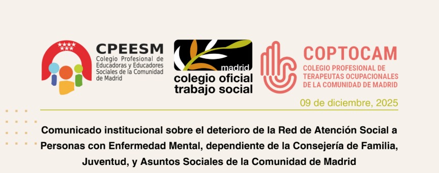Comunicado institucional sobre el deterioro de la Red de Atención Social a Personas con Enfermedad Mental, dependiente de la Consejería de Familia,