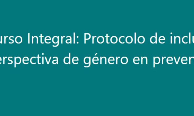 Curso Integral del Protocolo de inclusión de la perspectiva de género en programas de prevención de las adicciones