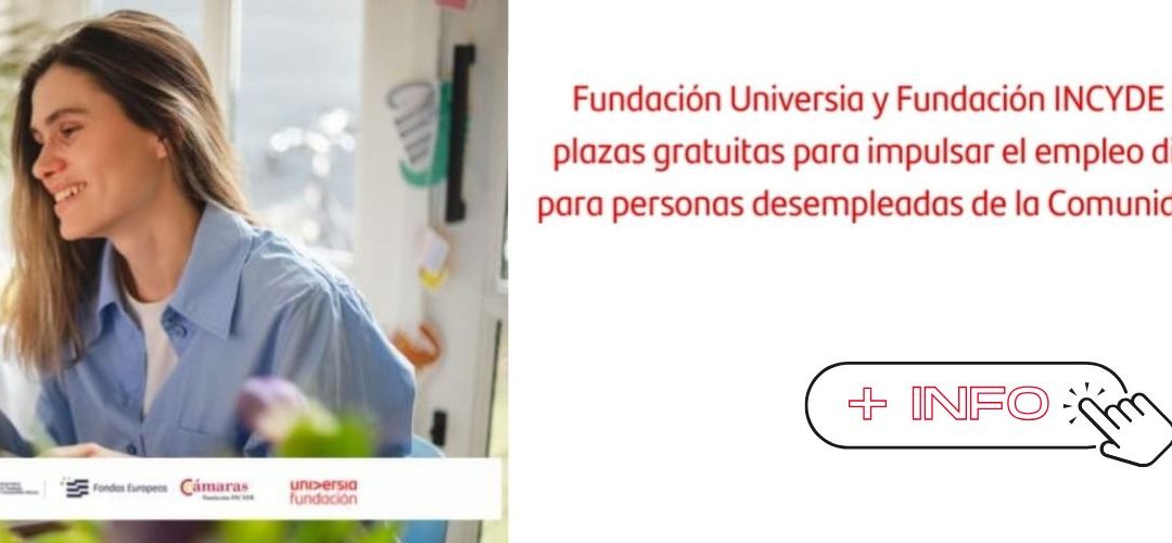 Programa gratuito EcoDigital para personas desempleadas en la Comunidad de Madrid