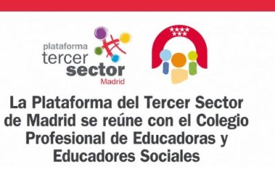 NOS REUNIMOS CON LA PLATAFORMA DEL TERCER SECTOR DE MADRID