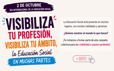 Visibiliza tu profesión, visibiliza tu ámbito: participa en la campaña del Día Internacional de la Educación Social