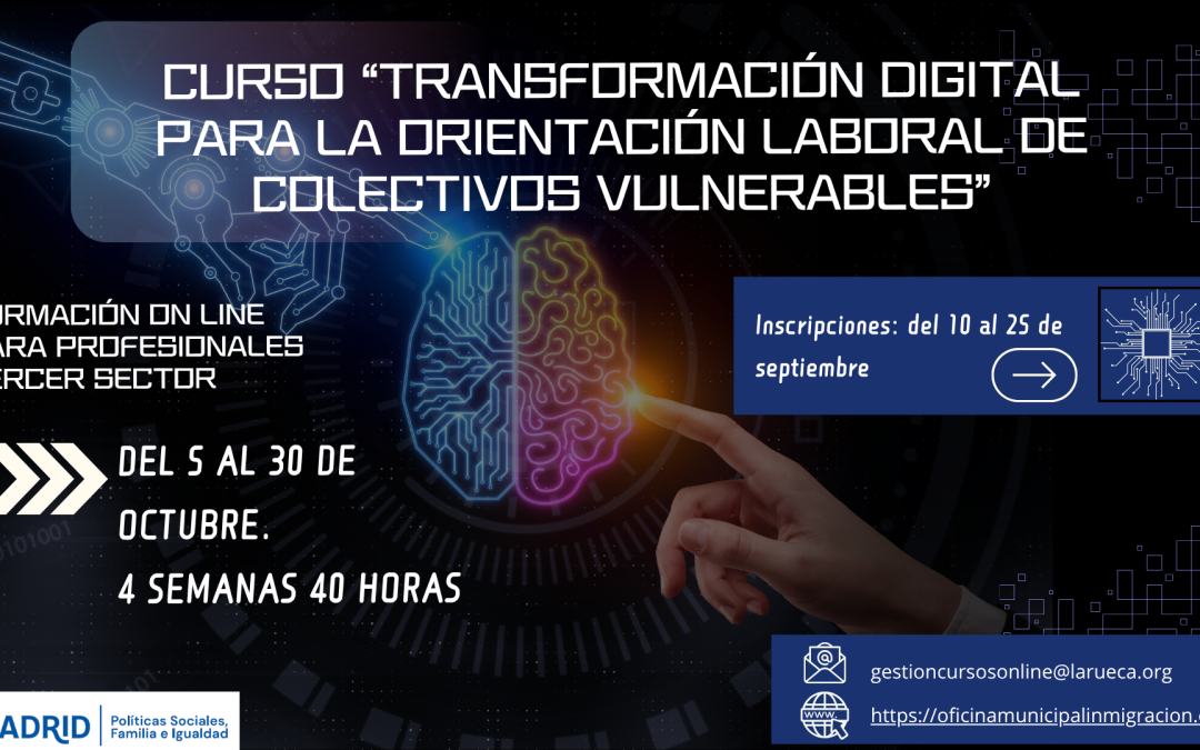 TRANFORMACIÓN DIGITAL PARA LA ORIENTACIÓN LABORAL DE COLECTIVOS VULNERABLES