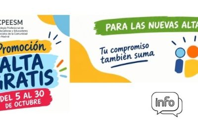 Promoción para nuevas altas mes de la Educación Social
